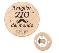 Idee Regalo Zio Natale Regalo Zii Natale Da Parte Di Nipoti Nipoti Idee Regali Uomo Natale Originale Utile Apribottiglie Birra in Legno Regali Compleanno Anniversario per Famiglia Festa Del Papà