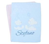 ideeanto morbida copertina culla carrozzina personalizzata con il nome ricamato del tuo bambino/a (COD2)