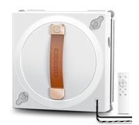 iDEEBO Robot per la pulizia delle finestre, 5000Pa con sistema a spruzzo a 2 livelli, protezione multipla, pianificazione intelligente dei percorsi, 3 vie di pulizia con serbatoio da 100 ml, per