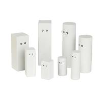 ideen.kollektiv - Personaggi bianchi Pro Board - Personaggi in legno di alta qualità per il posizionamento sistemico, il coaching, la terapia e la consulenza - Personaggi per tavola di famiglia