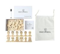 ideen.kollektiv Set genogramma - 28 figure magnetiche per lavoro sistemico con strutture familiari per generazioni, visualizza ruoli, relazioni e modelli, per terapia e coaching