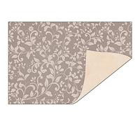 Ideen mit Herz Carta decorativa in design Duo, 1 lato con decorazione, 1 lato in tinta unita, 10 x 15 cm, carta pieghevole, carta decorativa, 110 g/mq, 50 pezzi (ornamenti/beige)