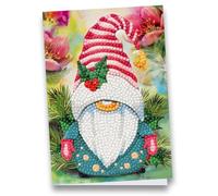 Ideen mit Herz Diamond Painting Biglietto di auguri | DIN B6 (11,5 x 16,5 cm) | 370 g/m² | con busta e strumento (wichtel con Ilex)