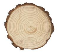 Ideen mit Herz Disco decorativo rotondo | con corteccia | Ø 24 fino a 25 cm | spessore 2 cm | disco di legno | piatto rotondo | vassoio decorativo | senza orlo