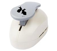 Ideen mit Herz Fustellatrice Jumbo conigli, lepri, dimensioni: 6,7 cm x 4,5 cm | Perforatore per carta | Fai da te per Pasqua | Biglietti di auguri e segnaposto con simpatici coniglietti pasquali