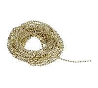 Ideen mit Herz Nastro di Perle | Ghirlanda | Ø 3 mm | Lunghezza 10 m (Oro Chiaro)