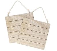 Ideen mit Herz Pannelli in legno | Nostalgie 2 | 24 cm x 24 cm x 0,6 cm | con sospensione | 2 pezzi