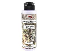 Ideen mit Herz Pouring Mix 2 in 1 | Pouring Medium & Acrilico | 180 ml | non è necessario mescolare ulteriormente con fluidi, medi o olio di silicone (lilla)