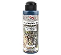 Ideen mit Herz Pouring Mix 2 in 1 | Pouring Medium & Vernice acrilica | 180 ml | non è necessaria alcuna ulteriore miscelazione con fluido medio o olio di silicone (petrolio)