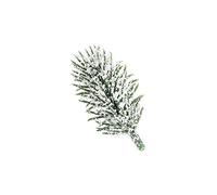 Ideen mit Herz | Rami di abete decorativi | innevati | 6,5 cm di lunghezza | 55 pezzi | rami di abete artificiale con neve decorativa | decorazione per corona dell'Avvento | verde abete