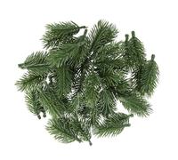 Ideen mit Herz Rami di abete decorativi | verdi | 6 cm di lunghezza | 45 pezzi | rami di abete artificiali | decorazione per corona dell'Avvento | Verde abete