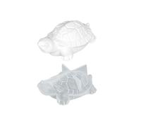 Ideen mit Herz Stampo in silicone a forma di tartaruga 2, statuetta decorativa fai da te, stampo per resina epossidica, gesso, cemento, cera o sapone, per uso alimentare