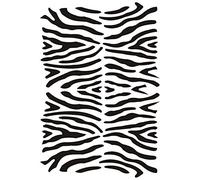 Ideen mit Herz Stencil in plastica laser, DIN A4, sfondo | design creativo da parete, tessuti, carta, scrapbooking (zebra)