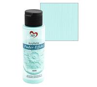 Ideen mit Herz Vernice acrilica effetto cipria, 70 ml, effetto anticato, altamente coprente, altamente pigmentato, a base d'acqua (menta)
