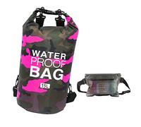 Idefair Borsa Impermeabile a Secco, Zaino da Spiaggia Galleggiante Borsa da Viaggio Leggero a Secco per la Spiaggia, Canottaggio, Pesca, Kayak, Nuoto, Rafting, Camping 5L 10L 15L 20L 30L