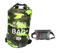 Idefair Borsa Impermeabile a Secco, Zaino da Spiaggia Galleggiante Borsa da Viaggio Leggero a Secco per la Spiaggia, Canottaggio, Pesca, Kayak, Nuoto, Rafting, Camping 5L 10L 15L 20L 30L