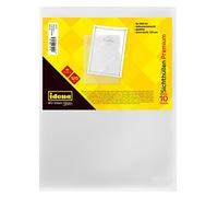 Idena 10006 - Tasche trasparenti DIN A4, cristalline, a prova di documento, spessore pellicola 0,12 mm, extra forte, 10 tasche