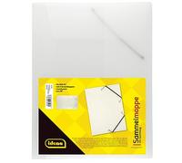 Idena 10376 - Cartella con elastico per DIN A3, in polipropilene, trasparente, 1 pz.