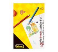 Idena 10390 - Blocco per disegnare in formato A4, 100 fogli, 70 g/m², ottimo spessore, 1 pezzo