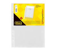 Idena 10404 - Custodia per brochure formato DIN A4, grana, 80µ, 30 pezzi