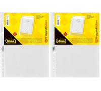 Idena 10406 - Custodia per brochure formato DIN A4, trasparente, 80µ, 30 pezzi (Confezione da 2)