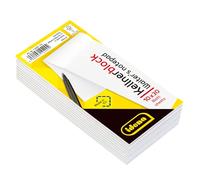 Idena 10499 - Set di 10 blocchetti per camerieri, 7 x 14,8 cm, 30 fogli ciascuno, in bianco