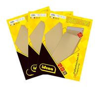 Idena 11093-3 - Buste DIN B4, 30 pezzi adesivi, buste pieghevoli con piega inferiore di 4 cm, buste senza finestra, in carta riciclata FSC da 140 g/m² in marrone