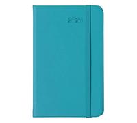 Idena 11406 - Agenda 2020, A6, 1 pezzo, colore: Turchese