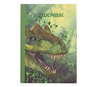 Idena 20131-Cartella Portadocumenti in Design Dinosauro con 12 Tasche per Formato DIN A4, 20131