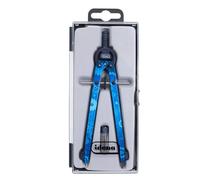 Idena 20165 - Macchina a compasso con rotella centrale, bussola a regolazione rapida in astuccio, incluse due ricariche di ricambio in confezione