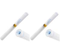 Idena 20169 - Pellicola per libri autoadesiva trasparente, 1 rotolo 10 m x 45 cm, copertina in plastica (Confezione da 2)