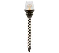 Idena 20190 - Penna a sfera con mini gioco, design Gaming, colore di scrittura blu, dimensioni circa 16 cm, in turchese o nero, selezione casuale dei colori