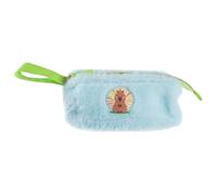 Idena 20222 - Astuccio Fluffy Capybara con passante, circa 20 x 8,7 x 8 cm, colore: Blu/Verde