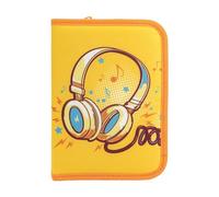 Idena 22079 - Astuccio per matite con Cerniera, Design sonoro, Astuccio Riempito con 28 Pezzi