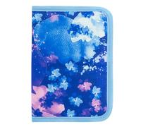 Idena 22085-Astuccio per matite con Cerniera e Patta Interna, Design a Fiori, Riempito con 27 Pezzi, Multicolore, One Size, 20178-1