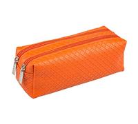 Idena 22921 - Astuccio doppio con 2 scomparti, colore: Arancione