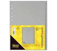 Idena 302009 - Indici numerati 1-31, per DIN A4, in plastica, a 31 sezioni, copertina intera, grigio, 1 pz.