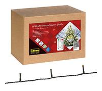 Idena 31338 - Catena luminosa a LED NewTec con 240 LED, 5 temperature di colore, 4 luci, 4 funzioni dimmer e memoria e 3 impostazioni di timer, come decorazione per finestre, pareti e per Natale