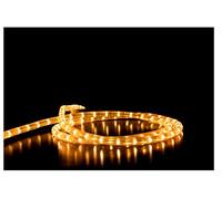 Idena 31487 - Luce a Corda a 100 LED in Bianco Caldo, Funzione Timer 8 Ore con Trasformatore, Diametro Circa 0.5 m, Lunghezza Circa 10 m, Uso Interno ed Esterno, per Natale e Come Decorazione