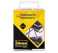 Idena 334035 - Punti metallici multiuso, 4 pezzi, 32 mm