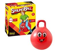 Idena 40093 - Sprung Ball Happy Face, 45 - 50 cm, Rosso