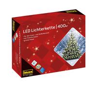 Idena 400er LED Lichterkette schwarz 47,9 m NUOVO
