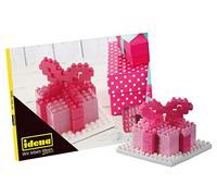 Idena 40152 - Cartolina Regalo con Un Set di Modelli 3D con 81 Mini Pietre Originali Brixies, Grado di difficoltà 1, Biglietto di Auguri o pensierino per Bambini e Adulti
