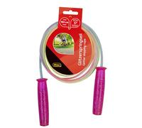Idena 40198 - Corda primaverile con manici luccicanti per bambini, colori colorati, lunghezza 1,9 m, per sport ricreativi, giochi di movimento e vari trucchi