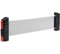Idena 40461 - Rete da ping-pong estensibile per un facile montaggio su piani d'appoggio, ideale per la strada, in vacanza o in giardino