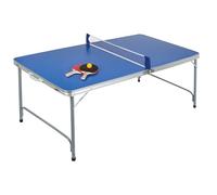Idena 40464 - Tavolo da ping pong Compact, pieghevole, 160 x 80 x 70 cm, Blu