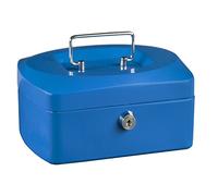 Idena 50033 - Cassetta portavalori Mini, dimensioni 125 x 95 x 60 mm, colore blu, 1 pz.
