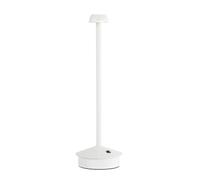Idena 50122 - Lampada da tavolo LED touch in bianco, lampada ricaricabile per uso interno, circa 29 cm, lampada da tavolo con 3 modalità