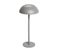 Idena 50155 - Lampada da tavolo LED Touch Tango, lampada da comodino dimmerabile con USB-C, lampada per interni, lampada da tavolo regolabile in altezza in grigio