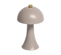 Idena 50157 - Lampada da tavolo LED Touch Fado, lampada da comodino dimmerabile con USB-C, lampada per interni, lampada da tavolo in grigio, ca. 10 x 16,5 cm